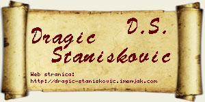 Dragić Stanišković vizit kartica